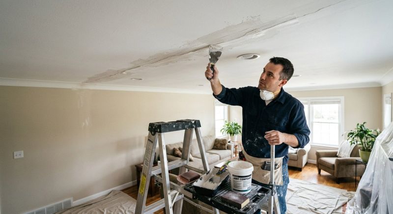 Ceiling Crack Repair in Conroe, TX