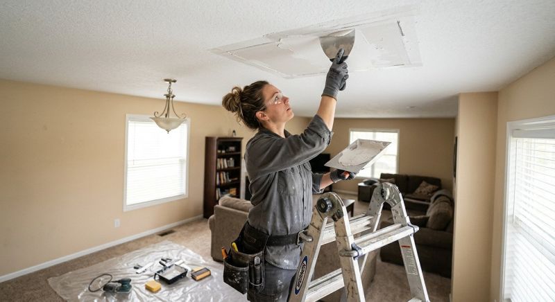 Ceiling Drywall Repair in Conroe, TX