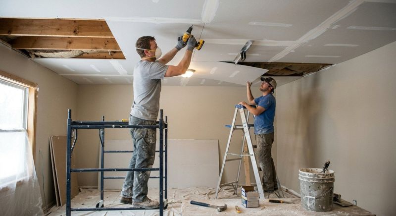 Ceiling Drywall Replacement in Denver, CO