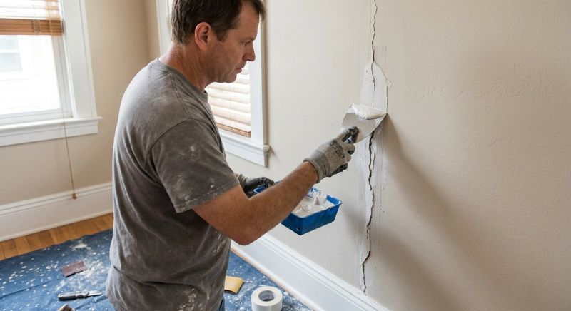 Drywall Crack Repair in Kansas City, KS
