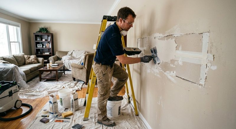 Basement Drywall Repair in Alpharetta, GA