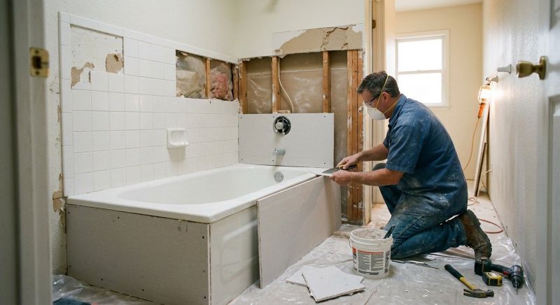Bathroom Drywall Replacement in Wilmington, NC