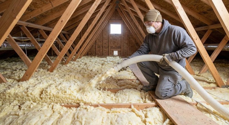 Blown Insulation Installation in Killeen, TX