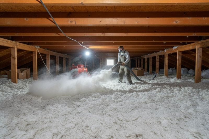 Blown Insulation Installation in Georgetown, TX