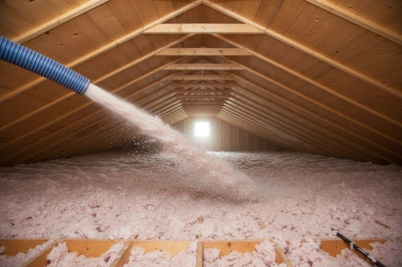 Blown Insulation Installation in Georgetown, TX