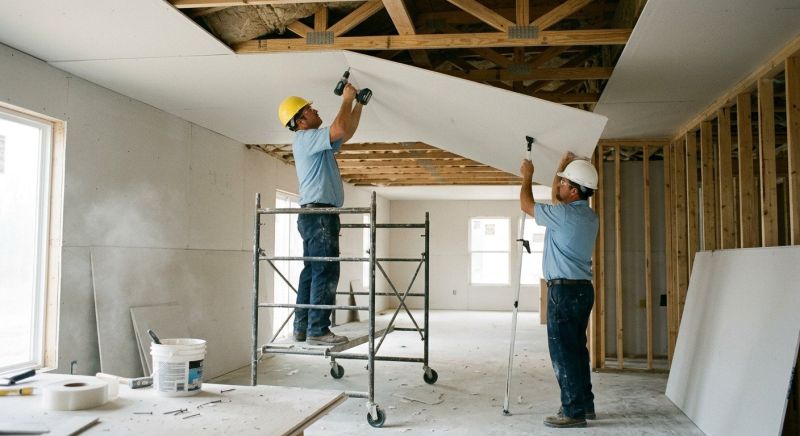 Ceiling Drywall Installation in Overland Park, KS