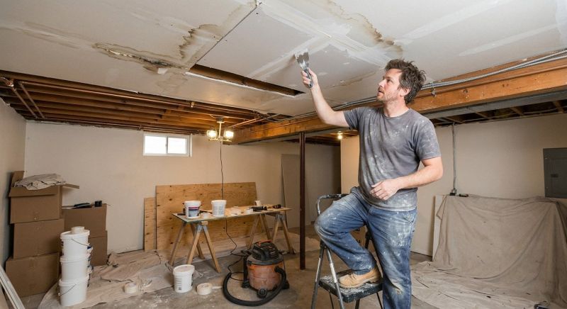 Ceiling Drywall Repair in Wilmington, NC