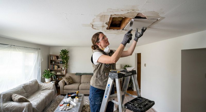 Ceiling Hole Repair in Alpharetta, GA
