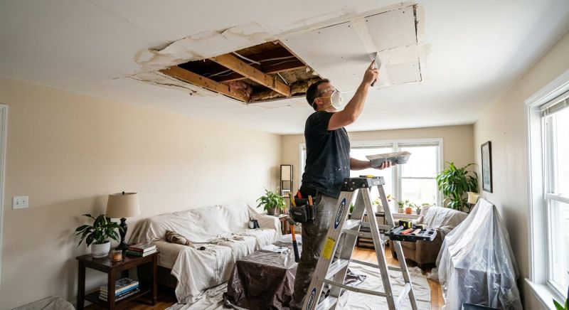 Ceiling Hole Repair in Olathe, KS