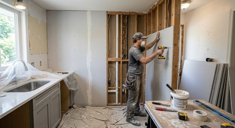 Drywall Replacement in Kansas City, KS