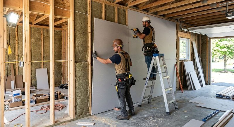 Garage Wallboard Installation in Alpharetta, GA