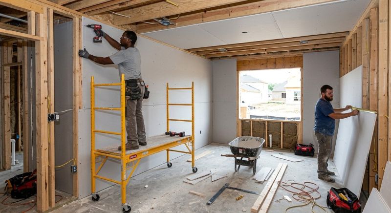 Garage Wallboard Installation in Olathe, KS