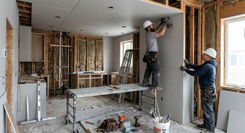 Kitchen Drywall Installation in Wilmington, NC