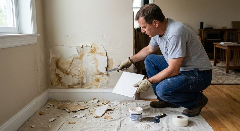 Wall Damage Repair in Kansas City, KS